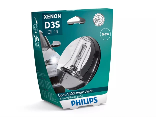 Autožárovka Xenon X-tremeVision D3S Philips 42403XV2S1, Xenon X-tremeVision gen2 1ks v balení
