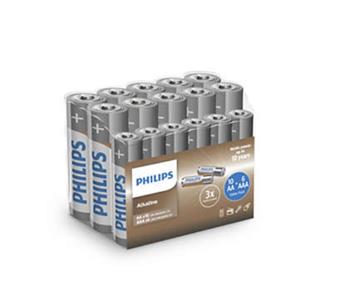 Baterie Philips LR036A16F/10 Entry Alkalická 10ks AA+ 6ks AAA