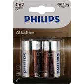 Baterie Philips LR14A2B/10 Alkalická C 2ks