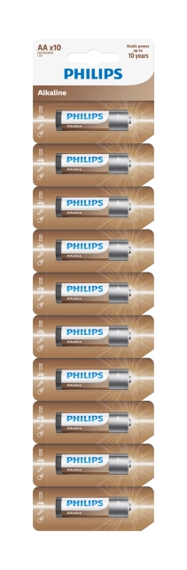Baterie Philips LR6AL10S/10 Entry Alkalická AA trhací 10ks