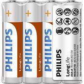 Baterie Philips R03L4F/10 LongLife AAA 4ks