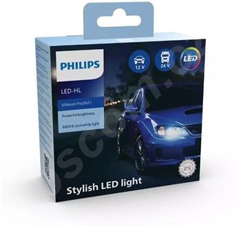 LED autožárovka Philips 11972U3021X2, Ultinon Pro9000 2ks v balení